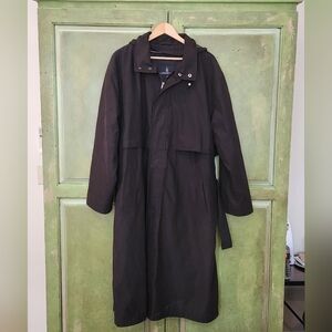 Men's Brown Hooded Coat